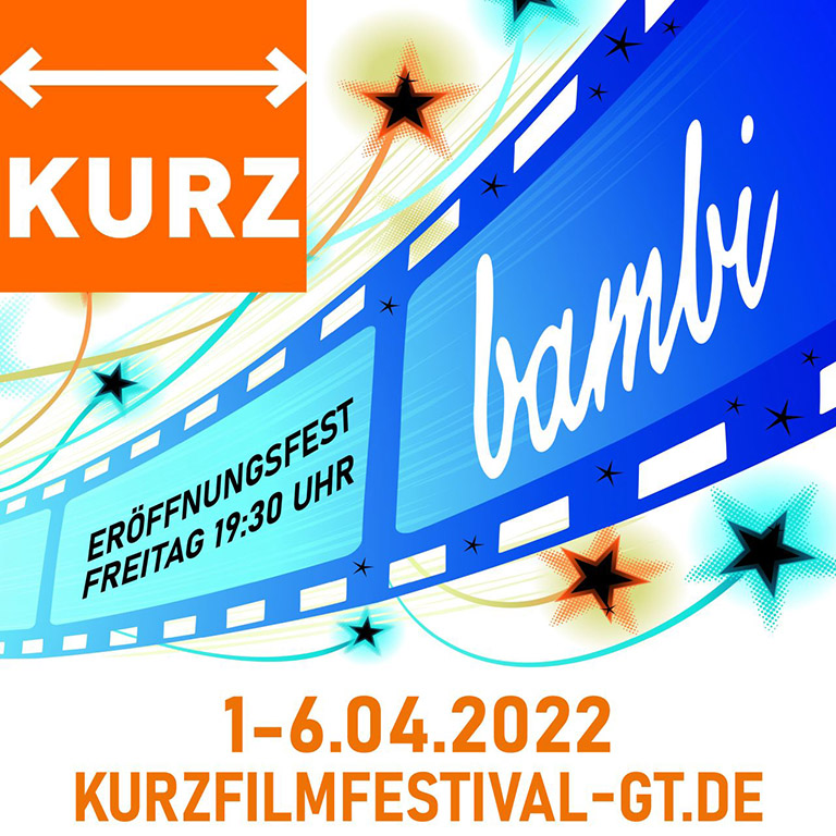 Kurzfilmfestival Gütersloh 01.-06.04.2022 im bambi